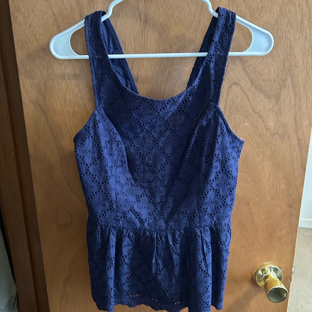 Lilly Pulitzer Navy Lace Camisole